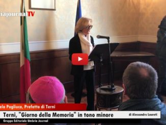Giorno della memoria a Terni, una cerimonia per ricordare la Shoah