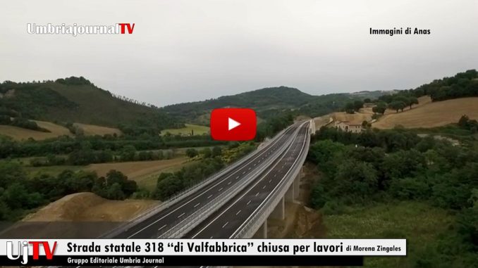 Anas, chiusa temporaneamente la strada statale 318 “di Valfabbrica”