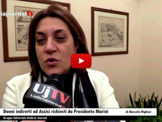 Riconoscimento danni indiretti richiesti da Presidente Marini per Assisi, pieno sostegno