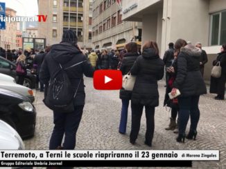 Terremoto, scuole chiuse a Terni, riapriranno il 23 gennaio