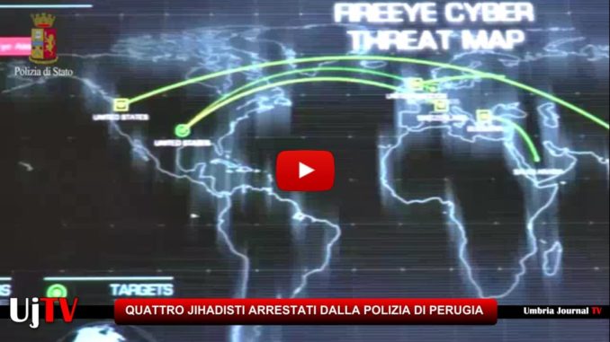 Terrorismo, 4 jihadisti collegati con l’Isis arrestati da Polizia Perugia, operazione Da’Wa