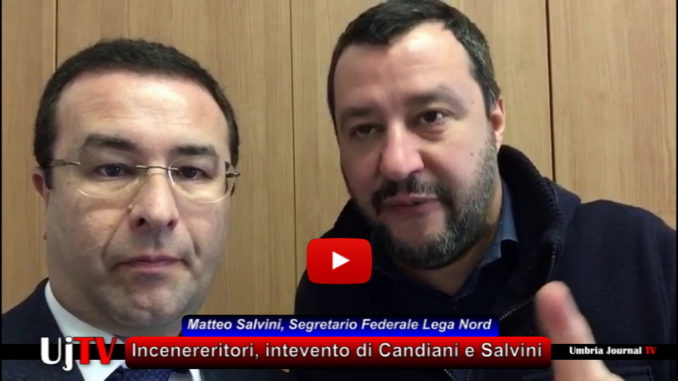 Inceneritore Terni, Matteo Salvini, la Lega Nord è con i consiglieri regionali