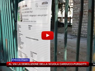 Perugia, ci vorranno due mesi per la demolizione della scuola “Carducci-Purgotti”