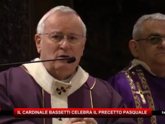 Precetto Pasquale 2017, a Perugia celebrato dal Cardinale Gualtiero Bassetti
