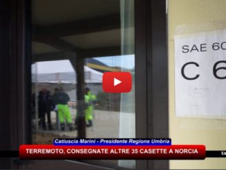 Norcia, consegnate altre 35 casette SAE in cantiere per altre 90