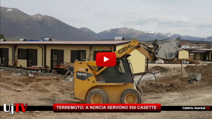 Terremoto, a Norcia sono 550 le casette che serviranno nel comune