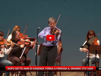 Il grande violinista Uto Ughi in concerto a Perugia il 26 maggio