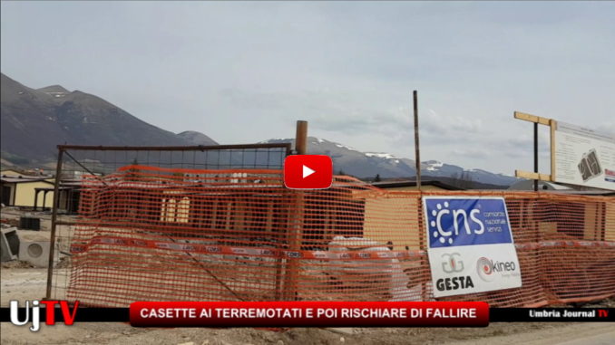 Casette ai terremotati? Chi paga? Il costruttore rischia di fallire