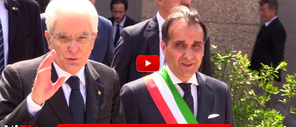 Sergio Mattarella a Spello ha visitato i mosaici della Villa Romana