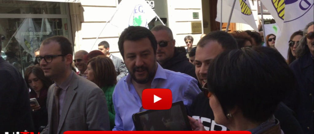 Lega Nord, Matteo Salvini a Terni, chi ha sbagliato deve pagare