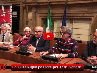 La mitica 1000 Miglia venerdì passerà per le vie di Terni