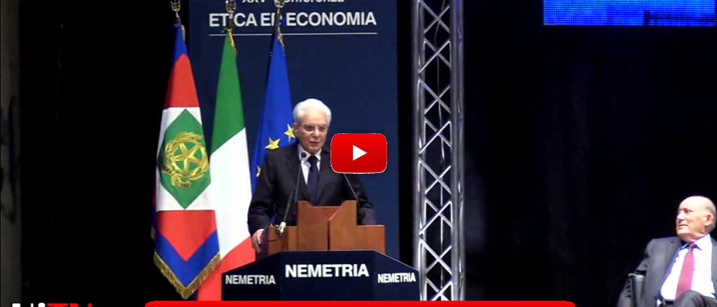 Il capo dello Stato, Sergio Mattarella, a Foligno per Nemetria