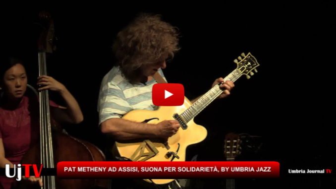 Pat Metheny ad Assisi, suona per terremotati Norcia