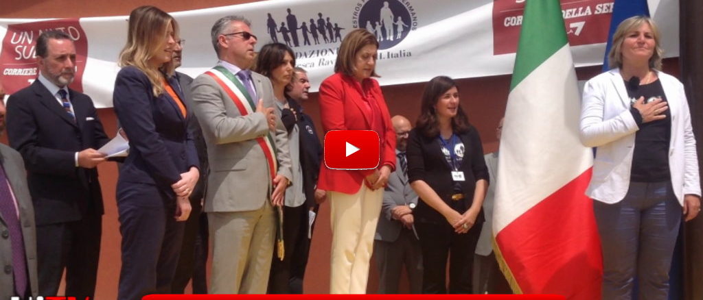 Norcia, Maria Elena Boschi inaugura nuova scuola media
