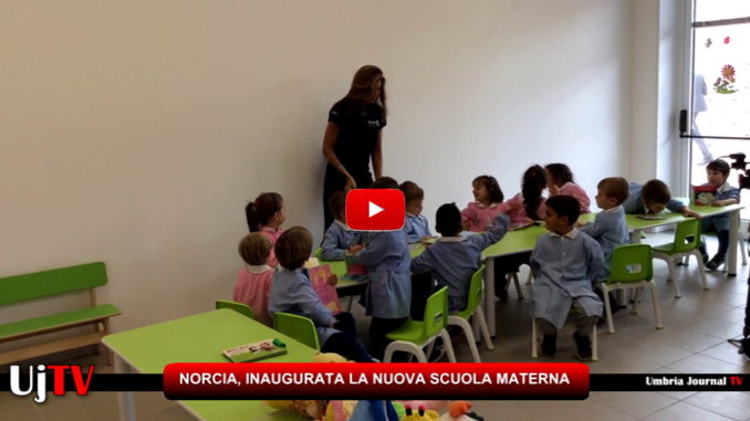 A Norcia inaugurata la nuova scuola materna grazie alla Fondazione Rava