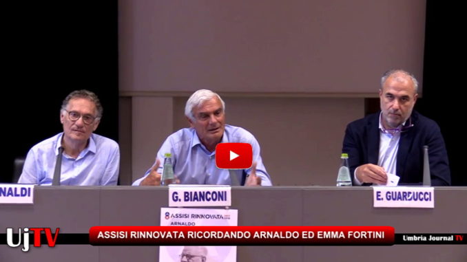 Assisi Rinnovata, Arnaldo e Gemma Fortini, due personaggi più illustri del 900