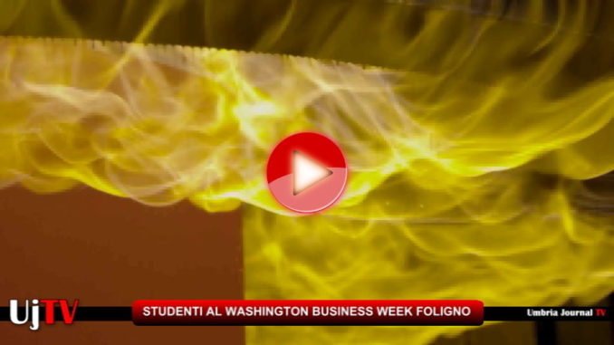 Studenti al Washington Business Week Foligno della Umbra Cuscinetti