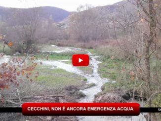Crisi idrica, Assessore Cecchini, non è ancora emergenza acqua