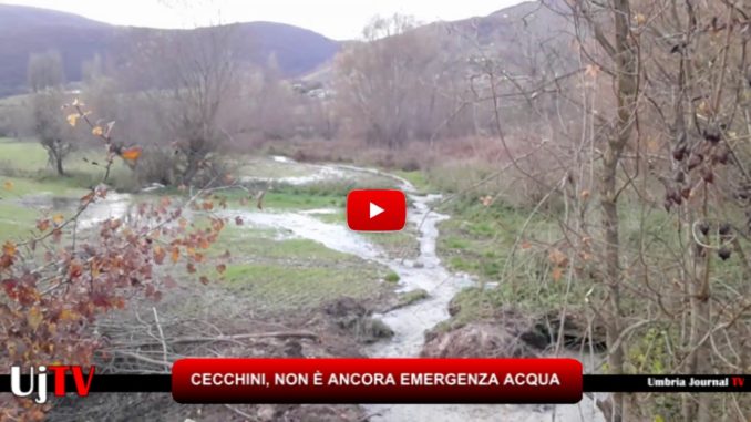 Crisi idrica, Assessore Cecchini, non è ancora emergenza acqua