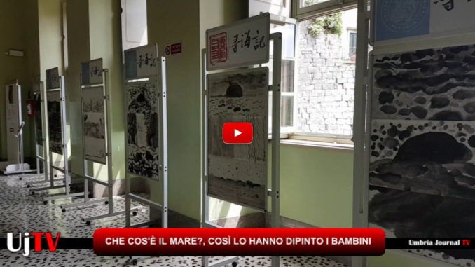 Che cos'è il mare? I bambini a dipingere il mare a Palazzo Gallenga