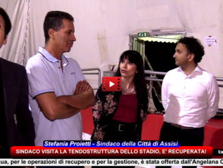 Comunità musulmana recupera tendostruttura ad Assisi, ieri la visita del sindaco