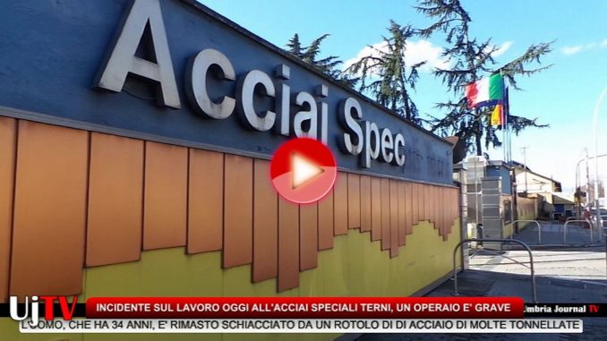 Incidente sul lavoro nel sito Tk-Ast, operaio travolto da rotolo di acciaio