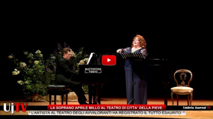 La Soprano Aprile Millo al Teatro di Città della Pieve