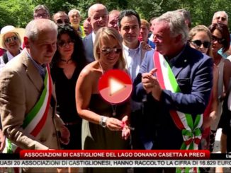 A Preci consegnata la casetta regalata dalle associazioni di Castiglione