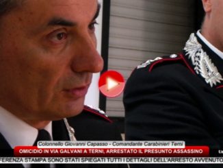 Omicidio a Terni, la dichiarazione del colonnello Giovanni Capasso