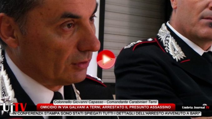 Omicidio a Terni, la dichiarazione del colonnello Giovanni Capasso