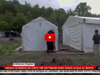 Norcia, i monaci benedettini da tre settimane senza acqua
