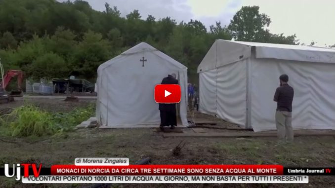 Norcia, i monaci benedettini da tre settimane senza acqua