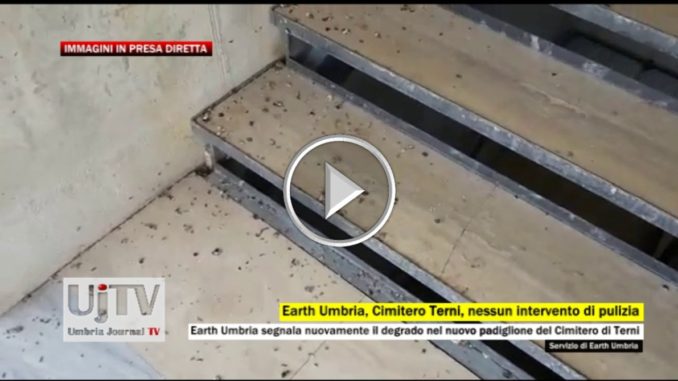 Earth Umbria, Cimitero Terni, nessun intervento di pulizia