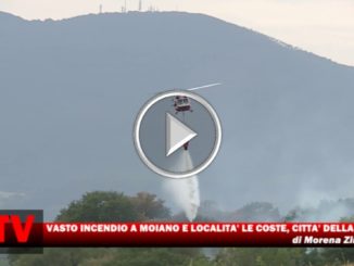 Incendi, fiamme minacciano case a Città della Pieve, persone evacuate