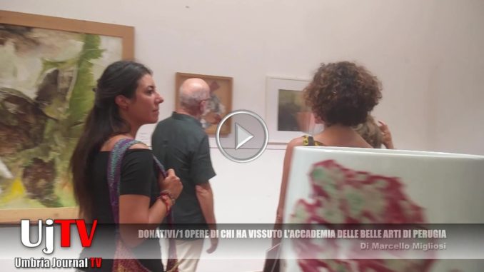 Inaugurazione della mostra Donativi dell'Accademia di Belle arti