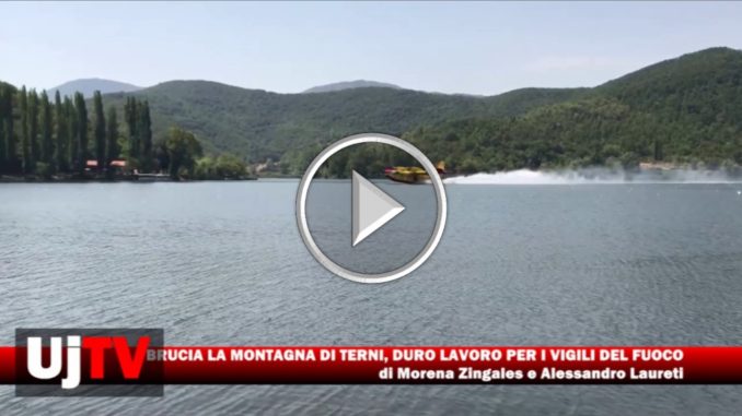 Incendi montagna di Terni, quasi 200 le persone sfollate