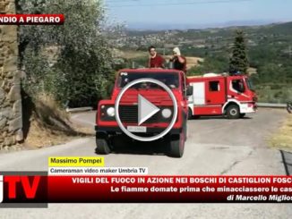 Incendio Piegaro, vigili del fuoco in azione anche oggi in Umbria
