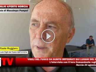 A un anno dal terremoto, intervista a direttore regionale dei Vigili del fuoco