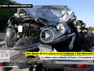 Muore donna a Perugia, incidente stradale frontale auto furgone