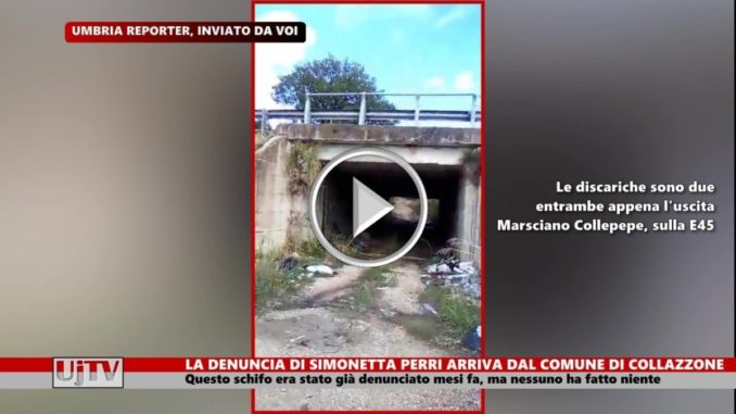 Degrado a Collazzone lungo la E45, Simonetta Perri, per Umbria Reporter, il suo video