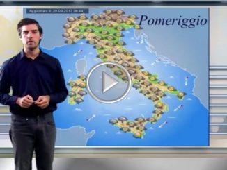 Meteo 1 ottobre 2017, tempo instabile sull’Italia con piogge sparse da Nord a Sud