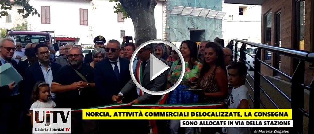 Norcia, attività commerciali delocalizzate, oggi la consegna
