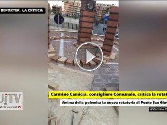 Consigliere Carmine Camicia, comune di Perugia, critica Rotatoria di Ponte San Giovanni
