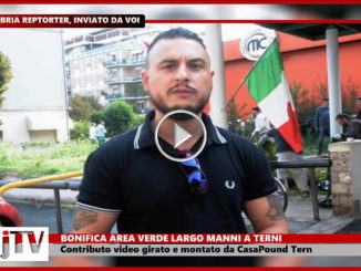 Largo Manni da CasaPound Terni, erba e incuria di ogni tipo