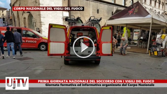 Prima Giornata nazionale del soccorso, con i Vigili del fuoco a Perugia 