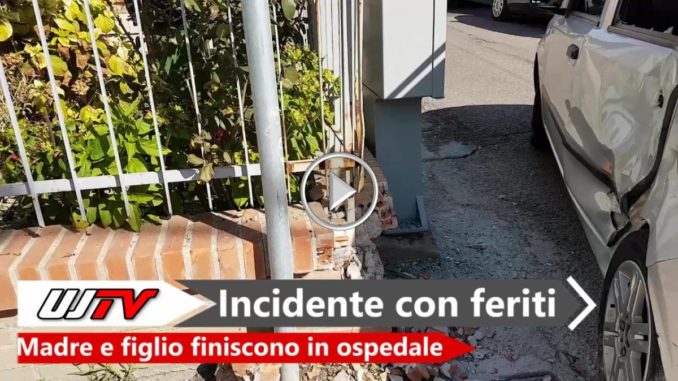 Incidente con feriti a Ponte San Giovanni in ospedale madre e figlio