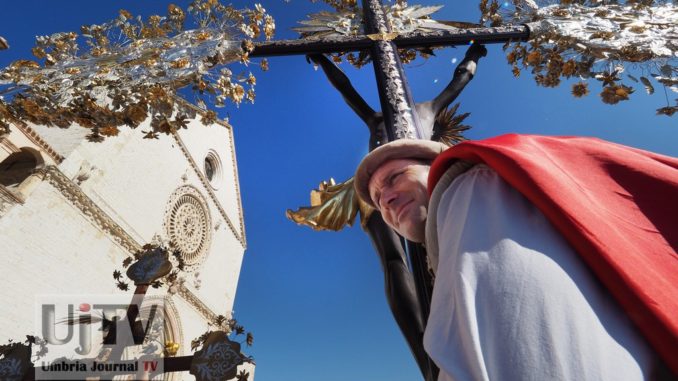Celebrazioni San Francesco ad Assisi con premier Gentiloni [fotoslideshow]