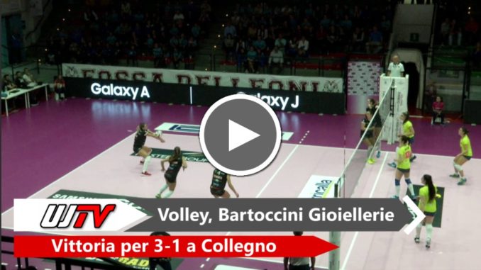 La Bartoccini Gioiellerie Volley Perugia vince 3-1 a Collegno