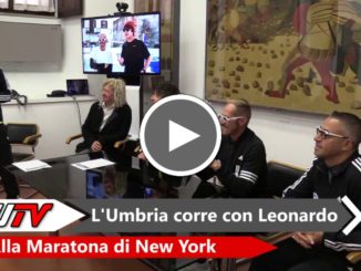 Leonardo Cenci, il presidente di Avanti Tutta, alla New York Marathon