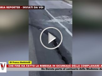 Deruta, ma la rimessa in sicurezza della complanare alla E45